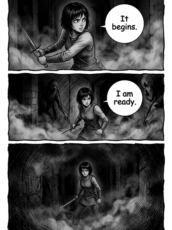 Horror Manga — AI comic art style by Comistitch