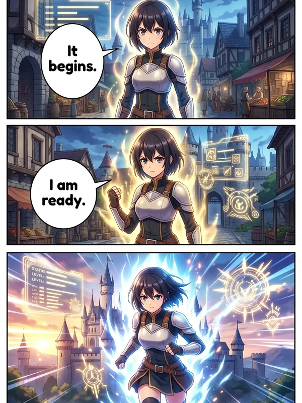 Isekai Fantasy — AI comic art style by Comistitch