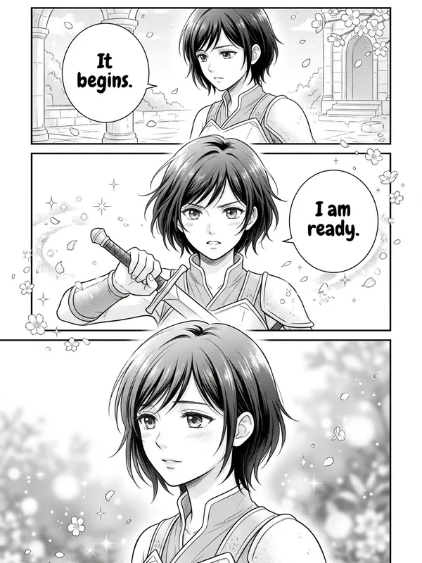 Shojo Romance — AI comic art style by Comistitch