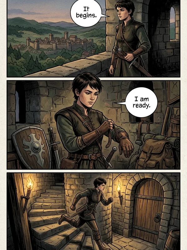 Semi-Realistic — AI comic art style by Comistitch