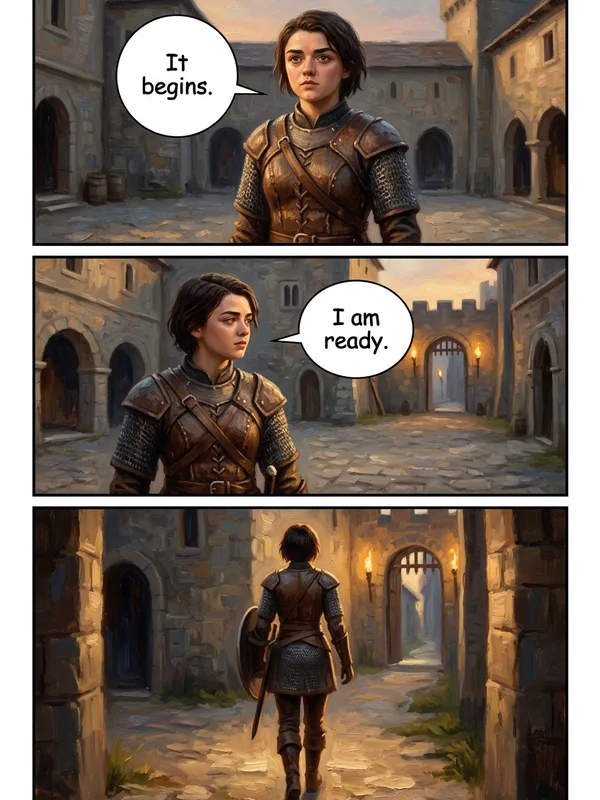 Storybook Oil — AI comic art style by Comistitch